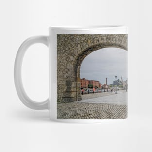 Through the arch to the Liverpool skyline Mug